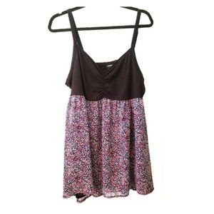 Multicolor Spaghetti Strap Babydoll Top Size 5